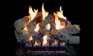 RH Peterson: G31 Series Charred Royal English Oak Logs - 24"