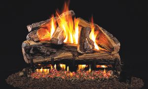 RH Peterson: Rugged Split Oak Designer See-Thru Logs - 18/20"