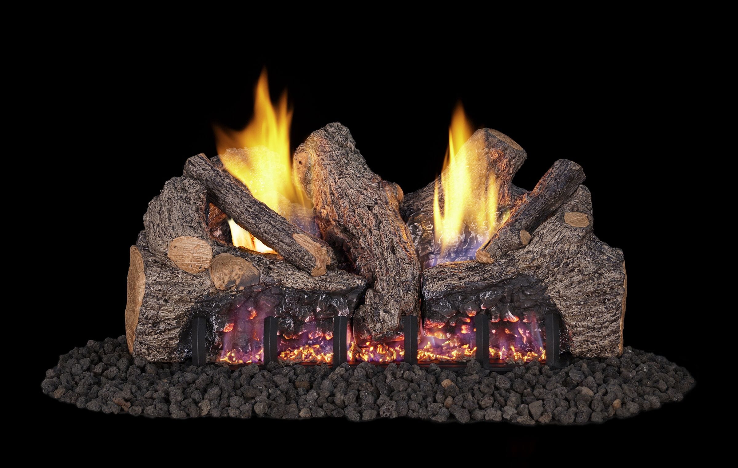 G19 Foothill Oak vent free gas log by R.H. Peterson Co.